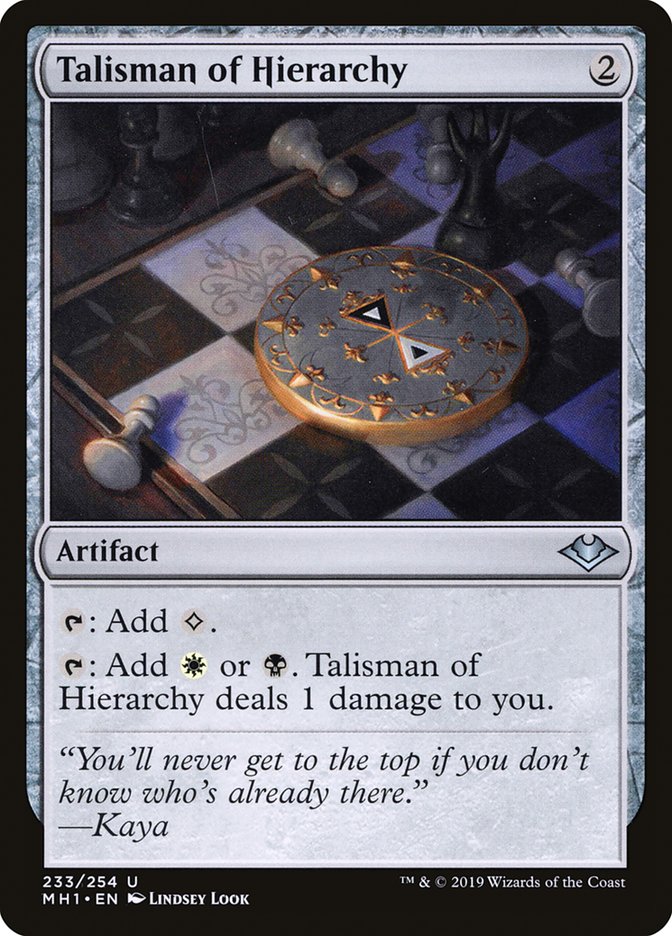 Talisman of Hierarchy (233) [Modern Horizons] | Odin's Place