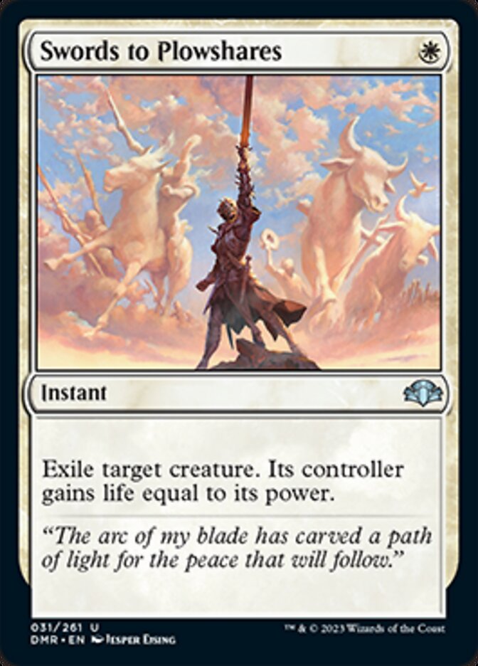 Swords to Plowshares [Dominaria Remastered] | Odin's Place