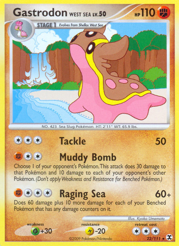 Gastrodon West Sea (22/111) [Platinum: Rising Rivals] | Odin's Place
