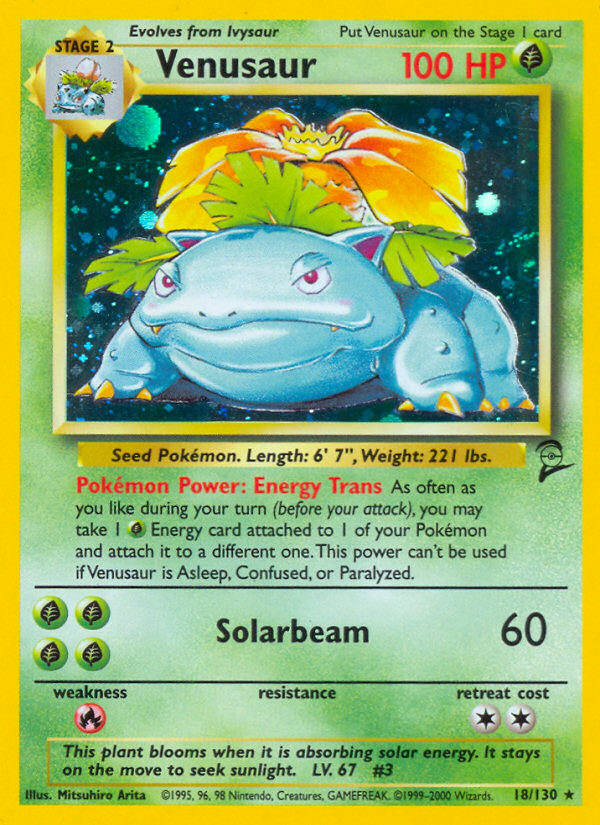Venusaur (18/130) [Base Set 2] | Odin's Place