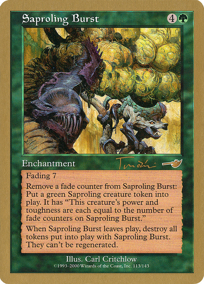 Saproling Burst (Jan Tomcani) [World Championship Decks 2001] | Odin's Place