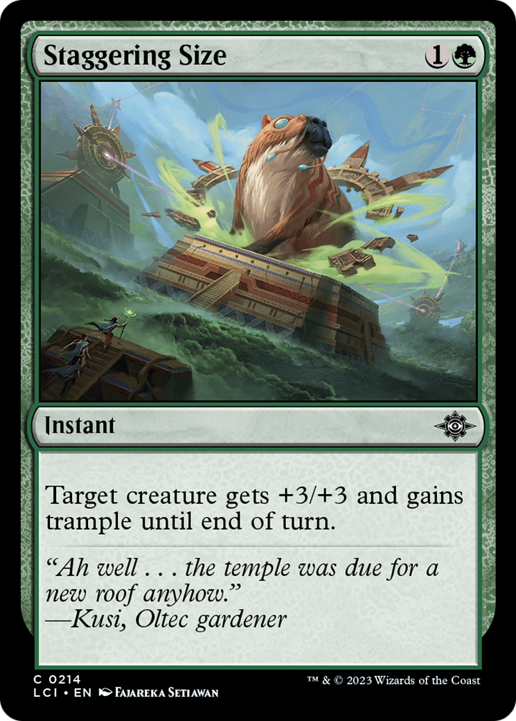 Staggering Size [The Lost Caverns of Ixalan] | Odin's Place