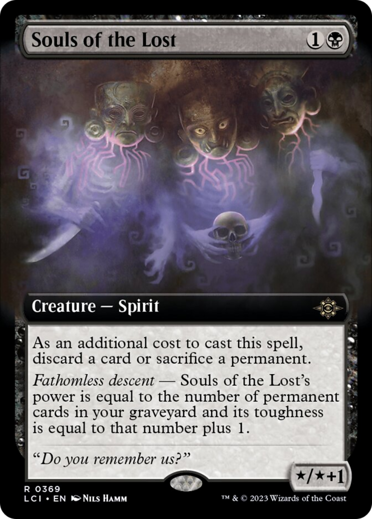 Souls of the Lost (Extended Art) [The Lost Caverns of Ixalan] | Odin's Place