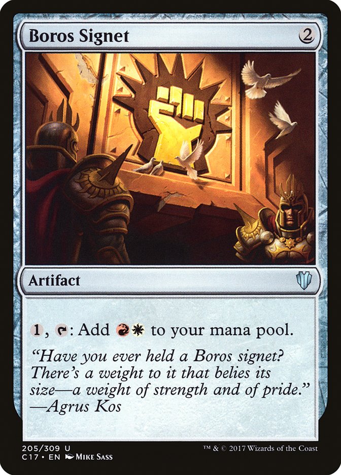 Boros Signet (205) [Commander 2017] | Odin's Place