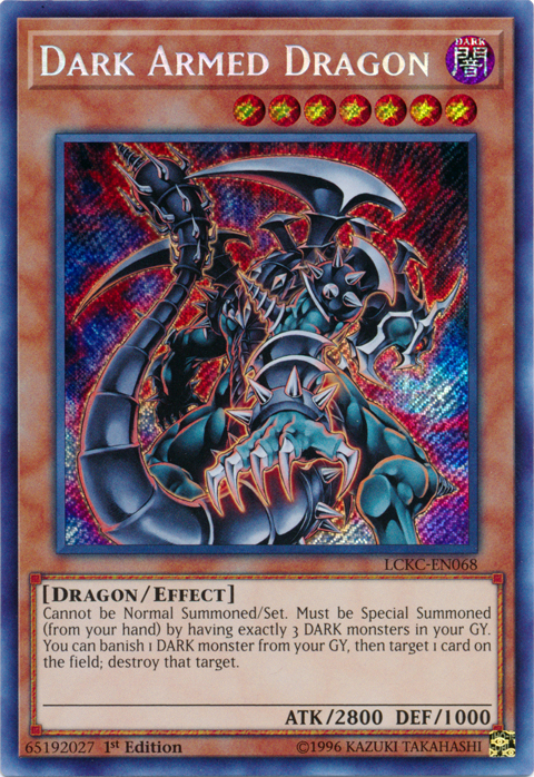 Dark Armed Dragon [LCKC-EN068] Secret Rare | Odin's Place