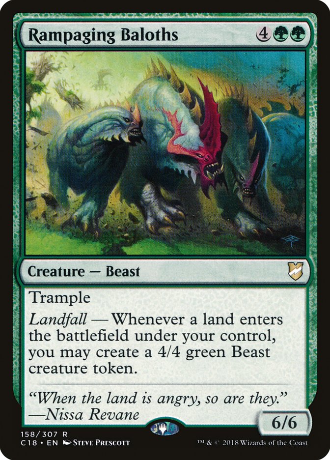 Rampaging Baloths (158) [Commander 2018] | Odin's Place