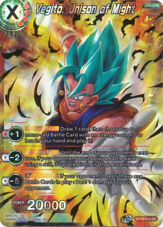 Vegito, Unison of Might (BT10-003) [Rise of the Unison Warrior] | Odin's Place