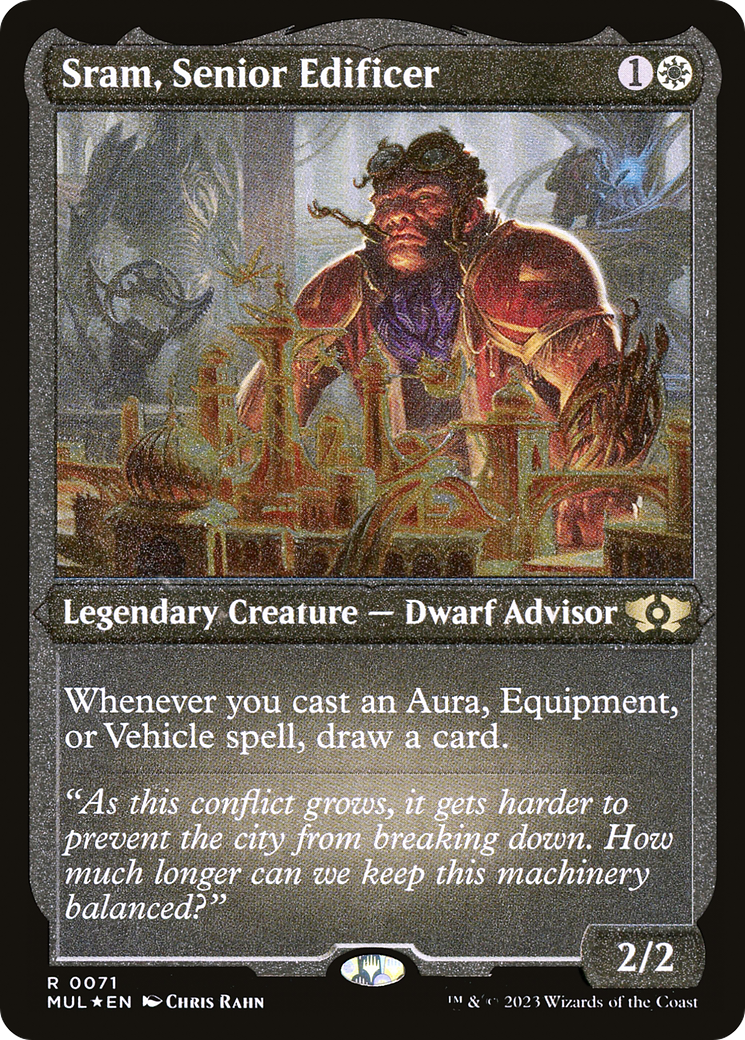 Sram, Senior Edificer (Foil Etched) [Multiverse Legends] | Odin's Place