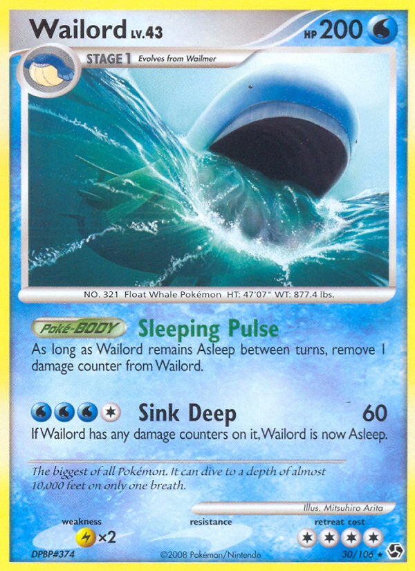 Wailord (30/106) [Diamond & Pearl: Great Encounters] | Odin's Place