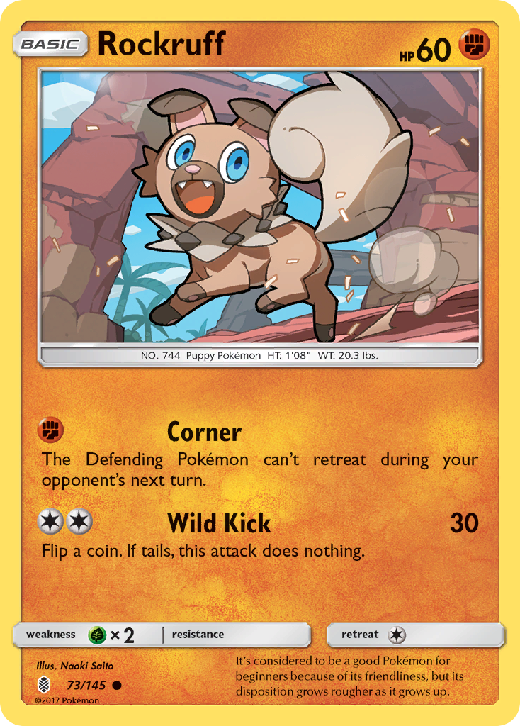 Rockruff (73/145) [Sun & Moon: Guardians Rising] | Odin's Place