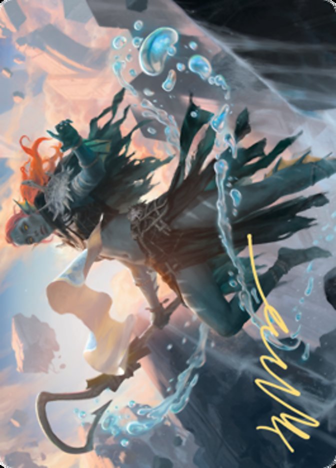Expedition Diviner Art Card (Gold-Stamped Signature) [Zendikar Rising Art Series] | Odin's Place