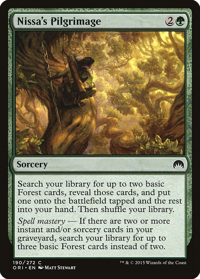 Nissa's Pilgrimage (190) [Magic Origins] | Odin's Place