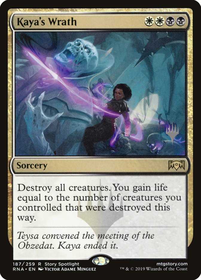 Kaya's Wrath (Promo Pack) [Ravnica Allegiance Promos] | Odin's Place
