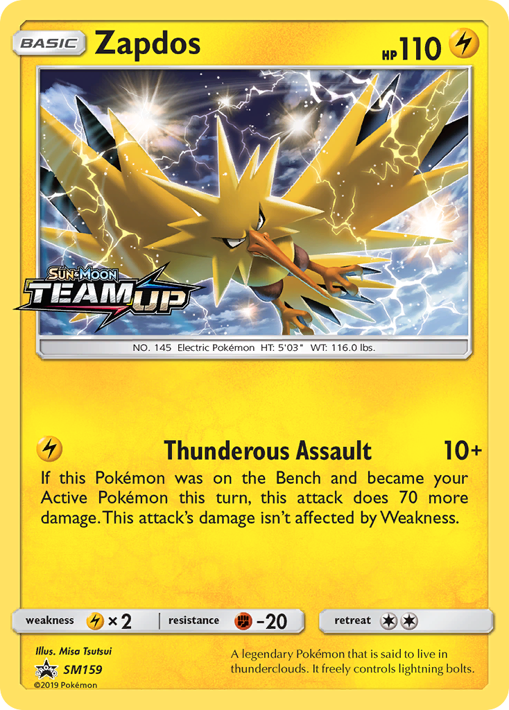 Zapdos (SM159) [Sun & Moon: Black Star Promos] | Odin's Place