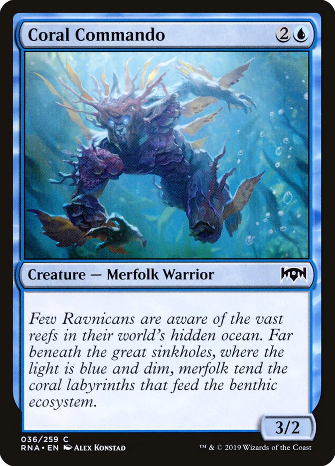 Coral Commando (36) [Ravnica Allegiance] | Odin's Place