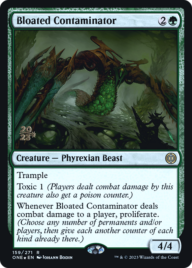 Bloated Contaminator [Phyrexia: All Will Be One Prerelease Promos] | Odin's Place