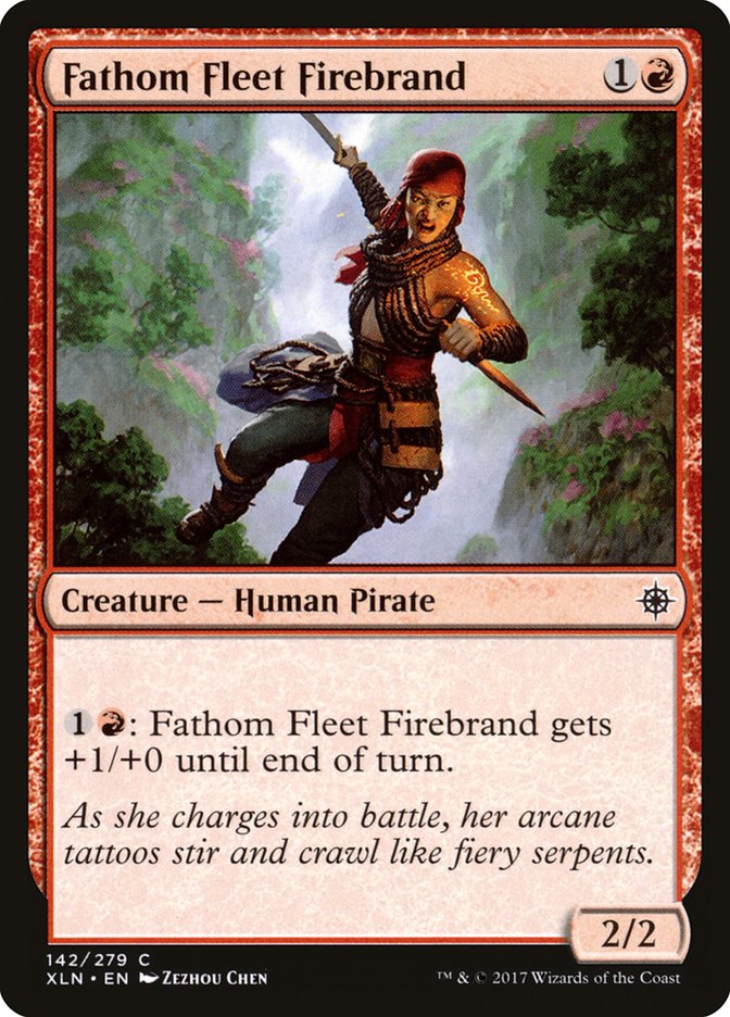 Fathom Fleet Firebrand (142) [Ixalan] | Odin's Place