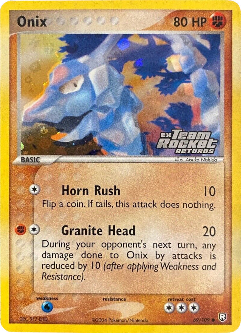 Onix (69/109) (Stamped) [EX: Team Rocket Returns] | Odin's Place