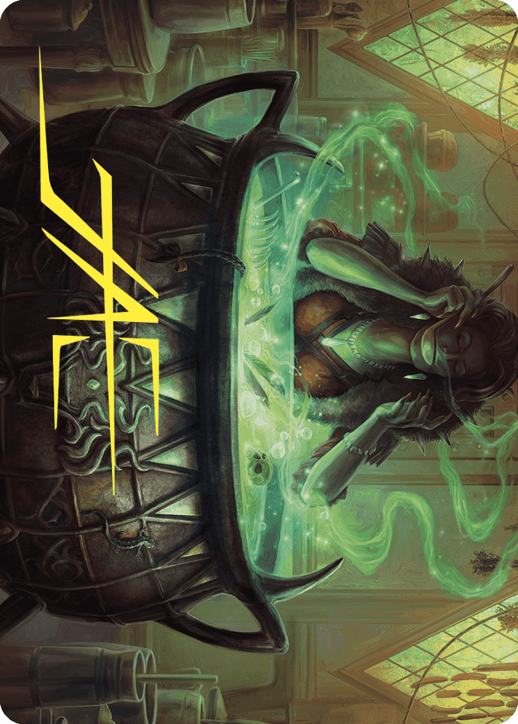 Agatha's Soul Cauldron Art Card (Gold-Stamped Signature) [Wilds of Eldraine Art Series] | Odin's Place