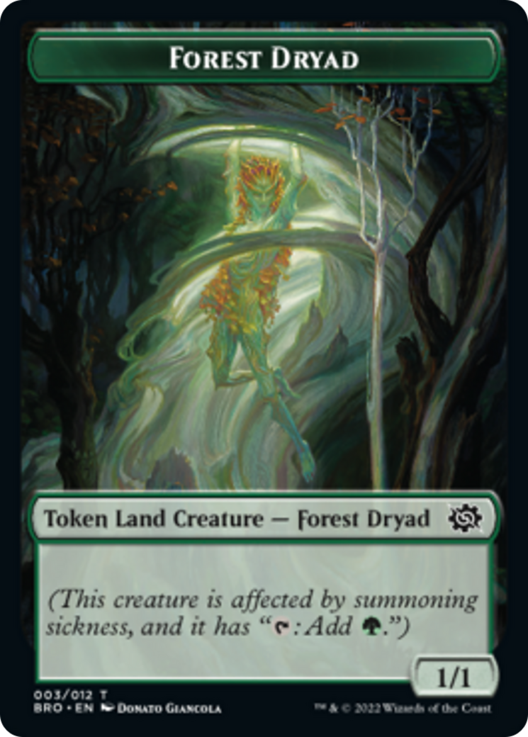 Forest Dryad Token [The Brothers' War Tokens] | Odin's Place