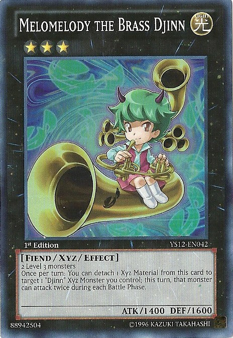 Melomelody the Brass Djinn [YS12-EN042] Super Rare | Odin's Place