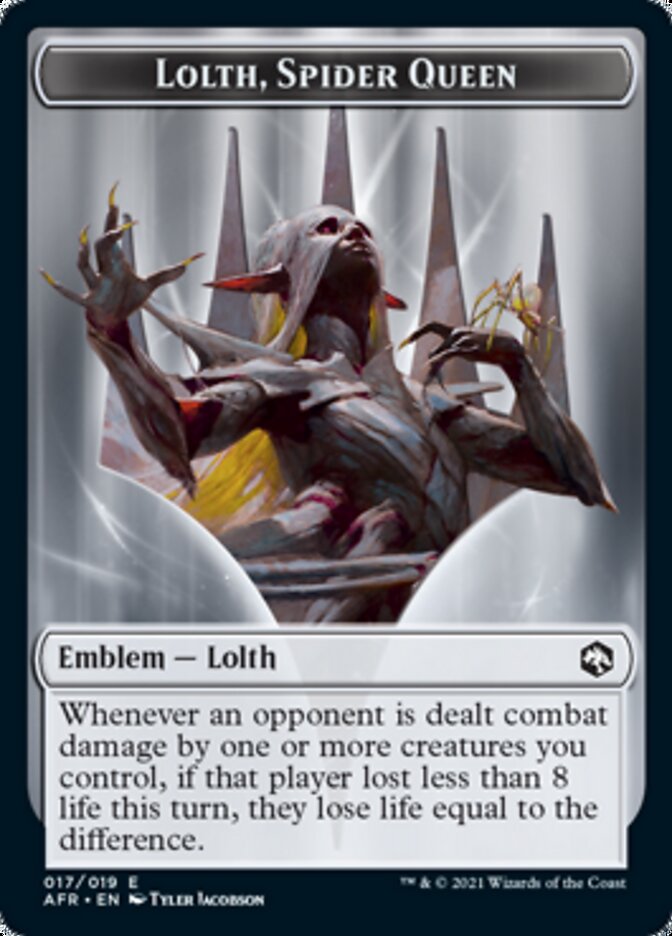 Lolth, Spider Queen Emblem [Dungeons & Dragons: Adventures in the Forgotten Realms Tokens] | Odin's Place