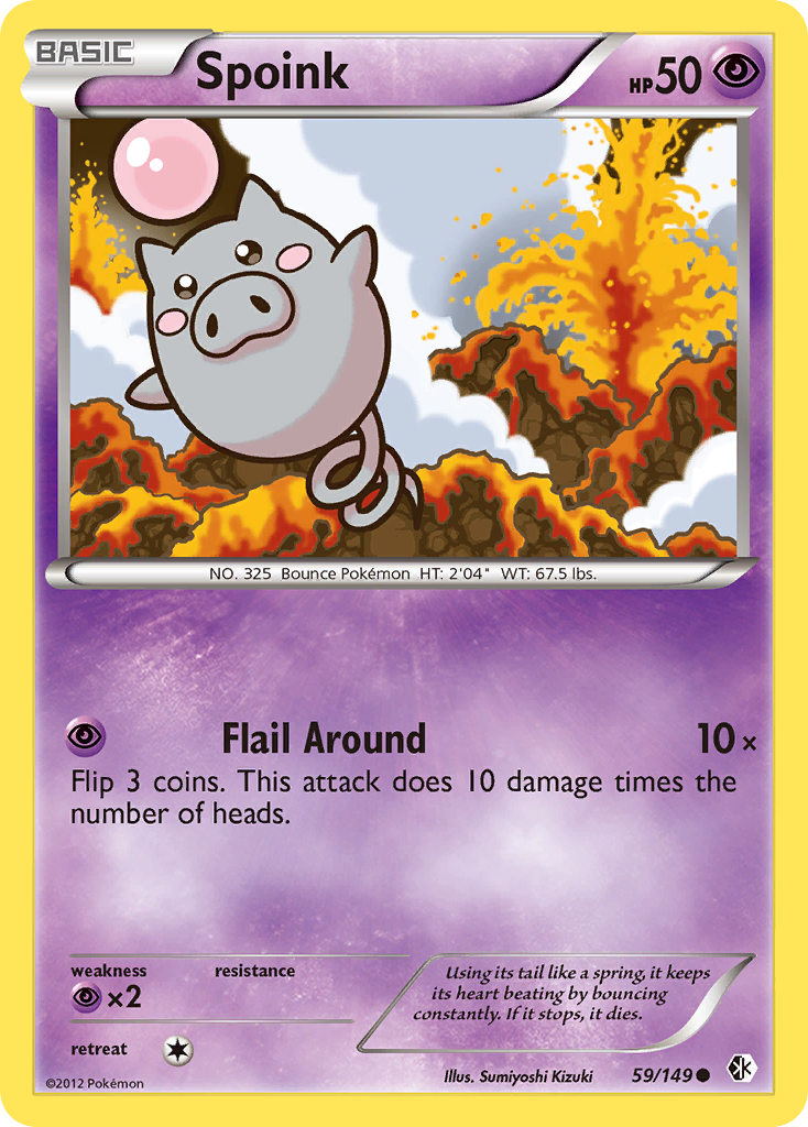 Spoink (59/149) [Black & White: Boundaries Crossed] | Odin's Place