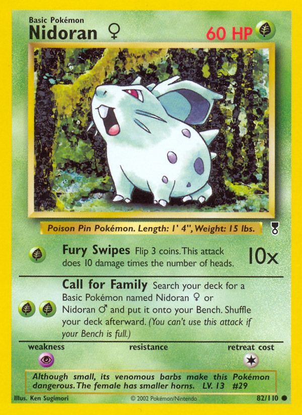 Nidoran (82/110) (Female) [Legendary Collection] | Odin's Place