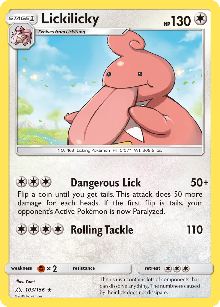 Lickilicky (103/156) [Sun & Moon: Ultra Prism] | Odin's Place