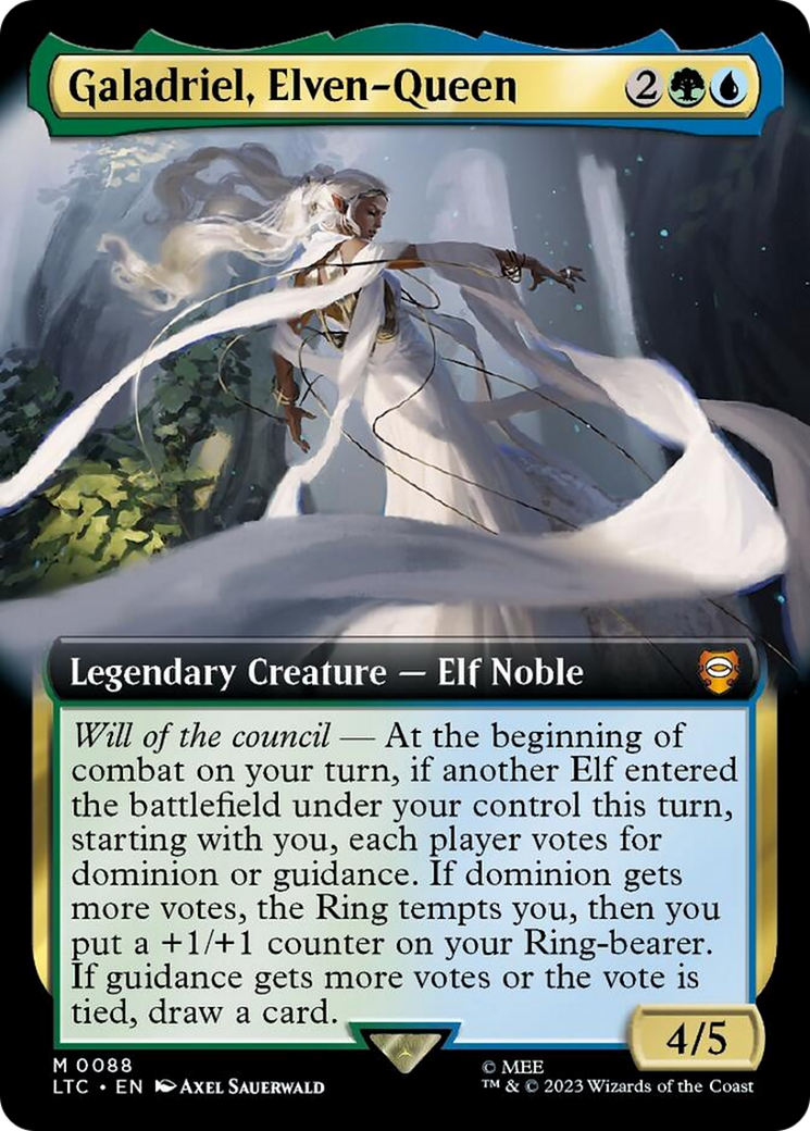 Galadriel, Elven-Queen (Extended Art) [The Lord of the Rings: Tales of Middle-Earth Commander] | Odin's Place