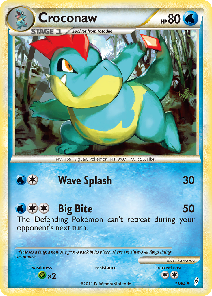 Croconaw (41/95) [HeartGold & SoulSilver: Call of Legends] | Odin's Place