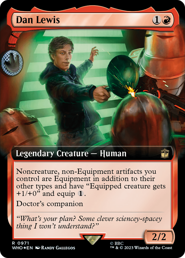 Dan Lewis (Extended Art) (Surge Foil) [Doctor Who] | Odin's Place