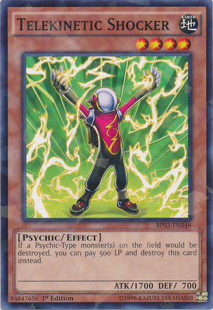 Telekinetic Shocker [BP03-EN048] Shatterfoil Rare | Odin's Place