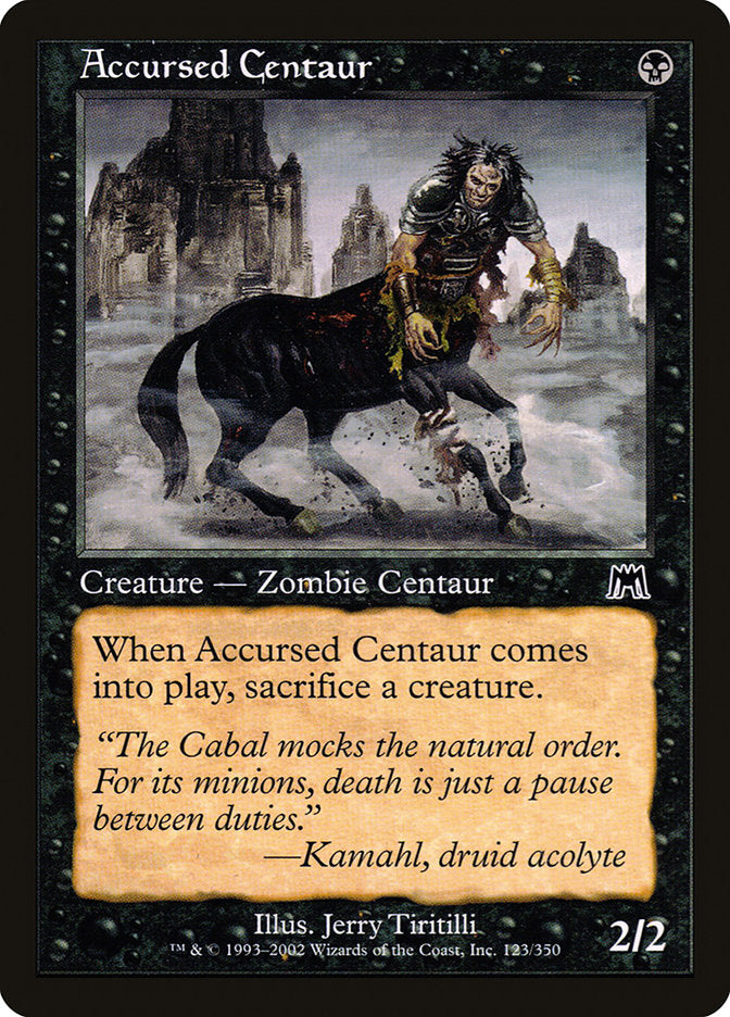 Accursed Centaur (123) [Onslaught] | Odin's Place