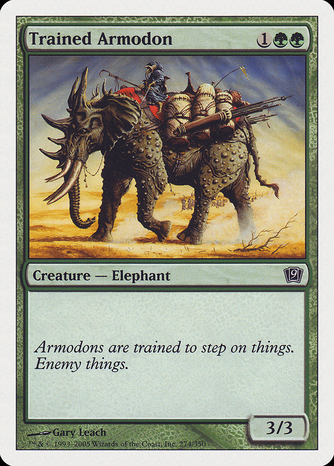 Trained Armodon (274) [Ninth Edition] | Odin's Place