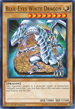 Blue-Eyes White Dragon (Version 4) [LDK2-ENK01] Common | Odin's Place