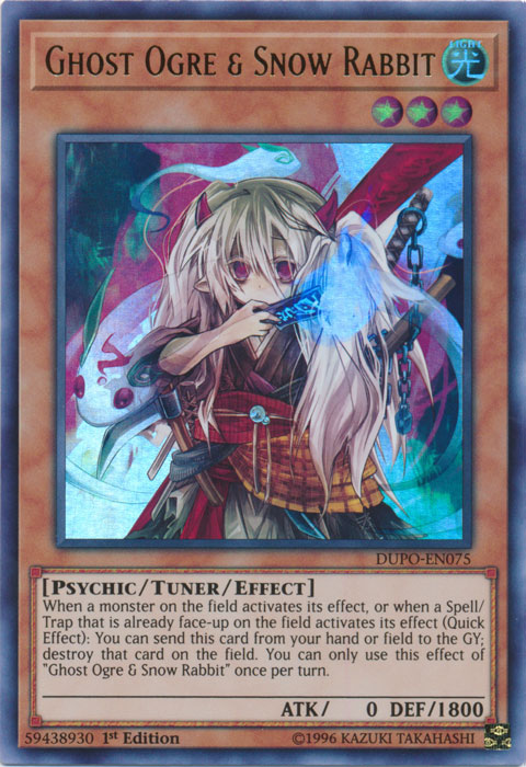 Ghost Ogre & Snow Rabbit [DUPO-EN075] Ultra Rare | Odin's Place