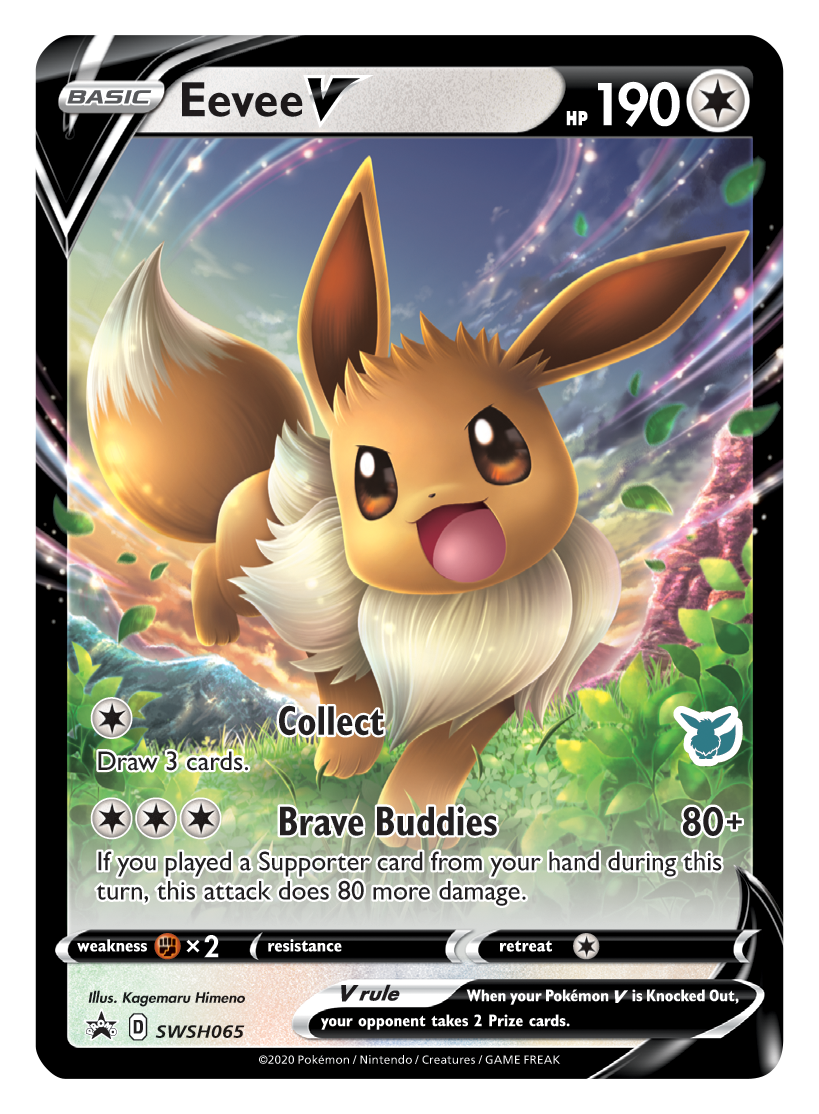 Eevee V (SWSH065) (Eevee Deck) [Battle Academy 2022] | Odin's Place