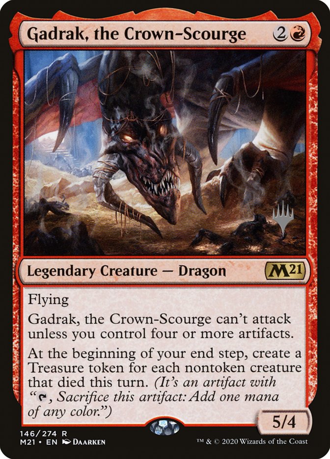 Gadrak, the Crown-Scourge (Promo Pack) [Core Set 2021 Promos] | Odin's Place