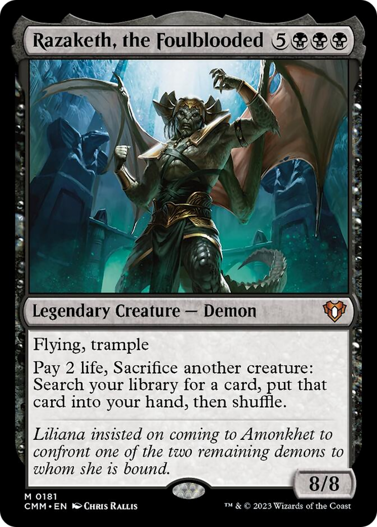 Razaketh, the Foulblooded [Commander Masters] | Odin's Place