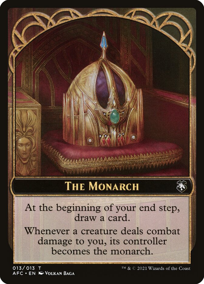 Squid // The Monarch Double-Sided Token [Streets of New Capenna Commander Tokens] | Odin's Place