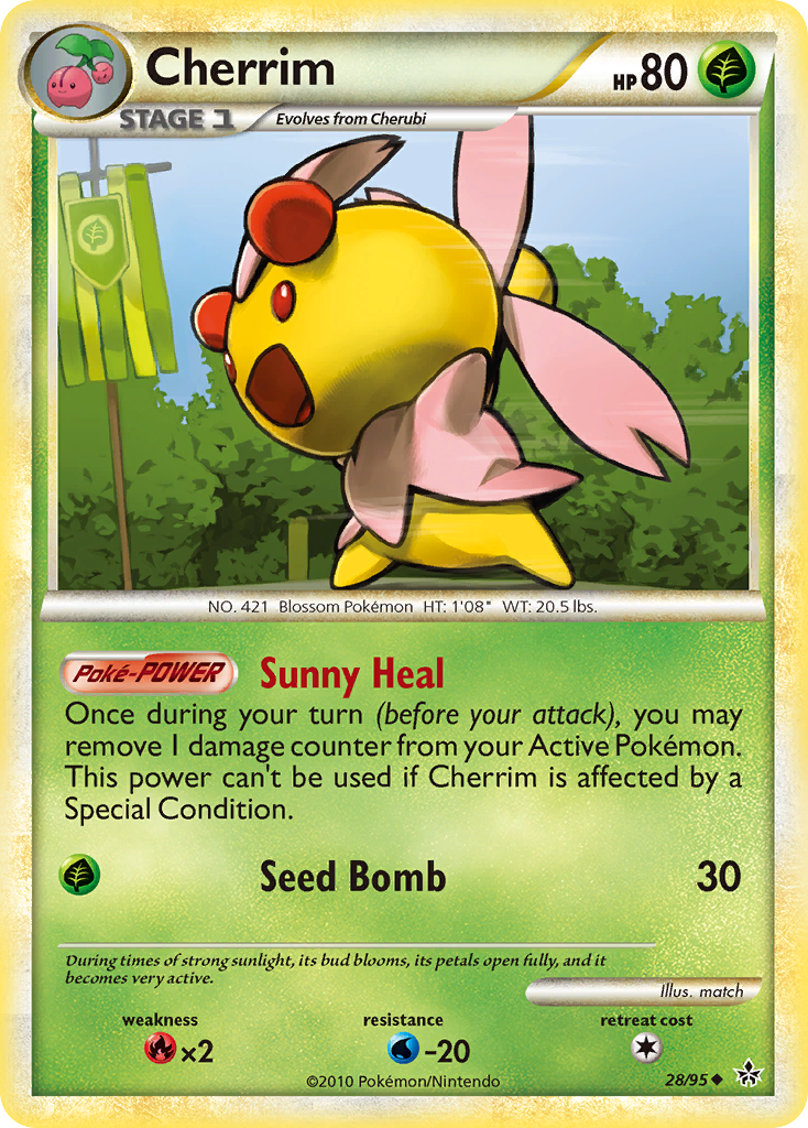 Cherrim (28/95) [HeartGold & SoulSilver: Unleashed] | Odin's Place