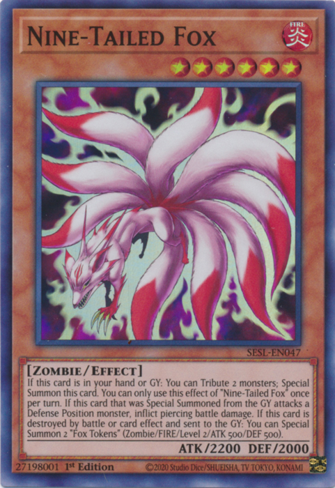 Nine-Tailed Fox [SESL-EN047] Super Rare | Odin's Place
