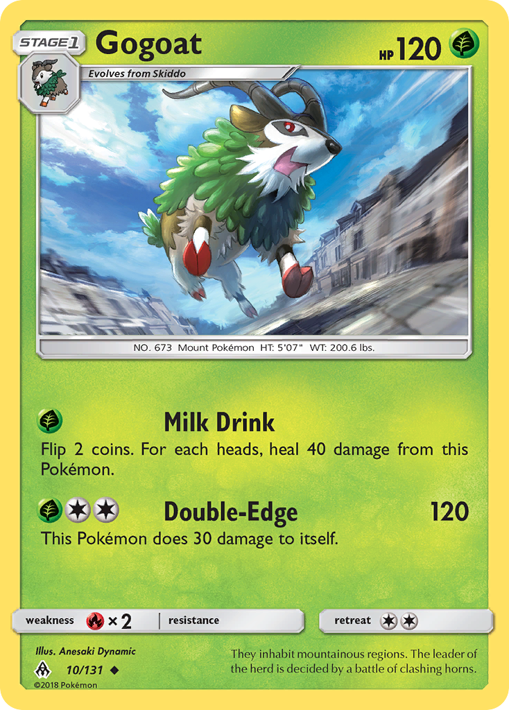 Gogoat (10/131) [Sun & Moon: Forbidden Light] | Odin's Place