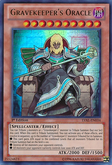 Gravekeeper's Oracle [LVAL-EN034] Ultra Rare | Odin's Place
