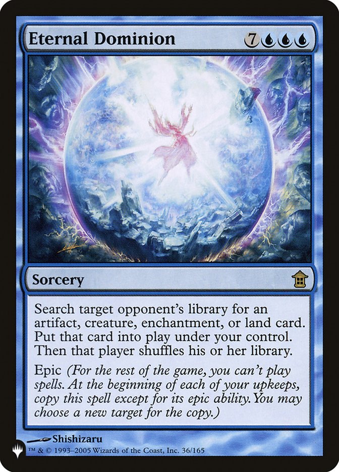 Eternal Dominion [The List] | Odin's Place