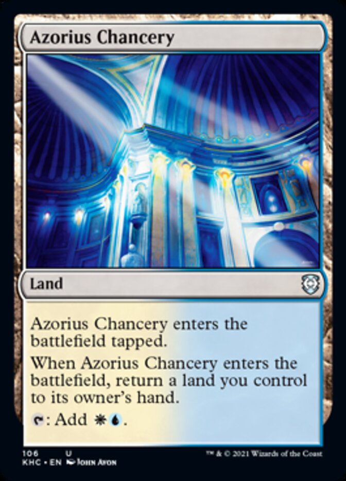 Azorius Chancery [Kaldheim Commander] | Odin's Place