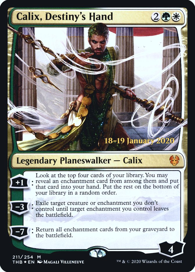 Calix, Destiny's Hand [Theros Beyond Death Prerelease Promos] | Odin's Place