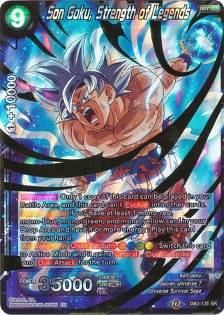Son Goku, Strength of Legends (DB2-131) [Divine Multiverse] | Odin's Place