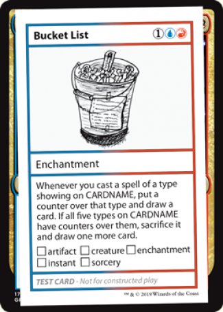 Bucket List (2021 Edition) [Mystery Booster Playtest Cards] | Odin's Place